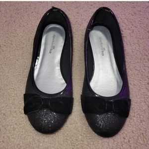 NEW sparkly black flats